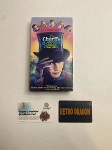 Charlie & the Chocolate Factory VHS 2005 Video Tape Depp Late Release Tested - Picture 1 of 6