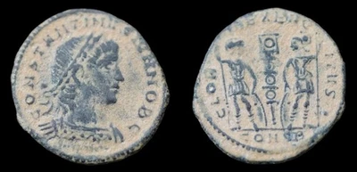 Constantine II. Ancient Roman Imperial Coin. 317-340 AD. Æ 16 mm. 1,12 gr. #444 - Image 1 of 3