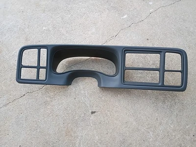 99-02 OEM Silverado Sierra Yukon Tahoe Cluster Tablero Borde Radio Bisel GM Grafito Foto 1 de 4