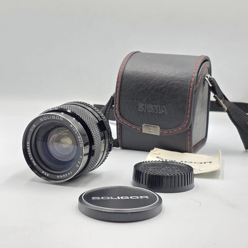 V Rare I-S SOLIGOR 24mm 2.5 Wide-Angle Lens MD MOUNT *Very Slight Fungus* - Image 1 of 4