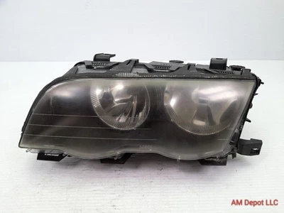 2000 BMW 323i 330xi 323xi 330i E46 Sedan Left Headlight Headlamp Halogen 6902753 - Image 1 of 4