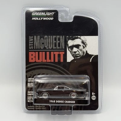 Greenlight Hollywood Bullitt Steve McQueen 1968 Dodge Charger Limited Edition  - Image 1 of 4