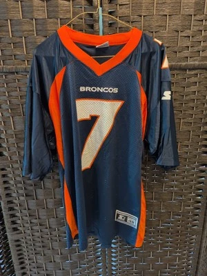 Camiseta deportiva vintage de los 90’s Starter Denver Broncos John Elway para hombre talla L 48 Foto 1 de 4