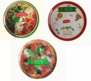 6 PEZZI PIATTO PIZZA PLASTICA MELAMINA LEGGERO ANTIGRAFFIO DM 33 PIZZERIA CASA - Foto 1 di 2