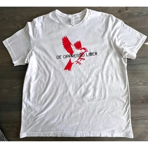 Camiseta De Oppresso Liber Fuerzas Especiales Lema Pájaro Rojo Gráfico Blanca Talla 2XL - Imagen 1 de 9