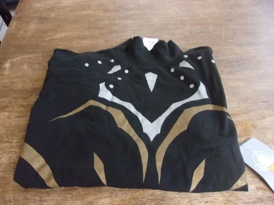 Disney Marvel black L/S turtleneck Black Panther sz L NWT - Image 1 of 3