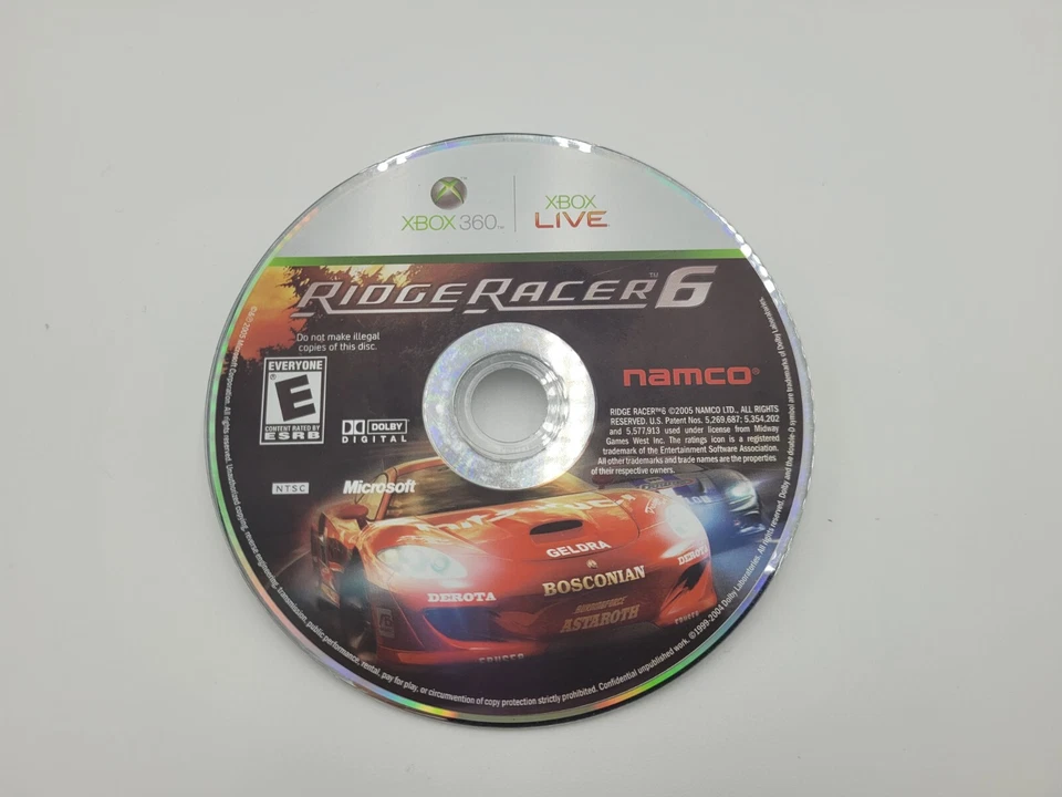 Ridge Racer 6 (Microsoft Xbox 360, 2005) 😔Loose😔 - Image 1 of 1
