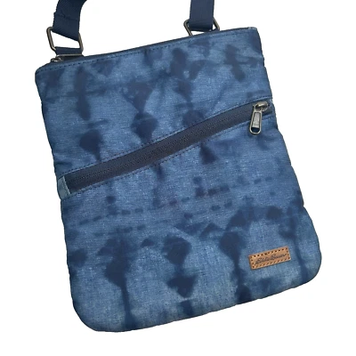 Bolso Bandolera EDDIE BAUER Tie Dye Azul Cartera de Viaje Unisex Foto 1 de 4