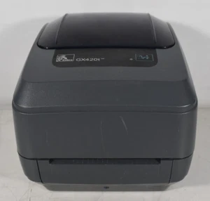 Zebra GX420T Thermal Label Printer *FOR PARTS* - Picture 1 of 7
