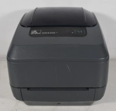 Zebra GX420T Thermal Label Printer *FOR PARTS* - Image 1 of 4