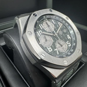 Audemars Piguet Royal Oak Offshore Titanium Green Dial - 26238TI.OO.A056CA.01 - Picture 1 of 10