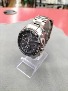 Seiko 8B54-0AW0 Solar Quartz Men's Watch Black Dial Round Analog From Japan - Picture 1 of 9