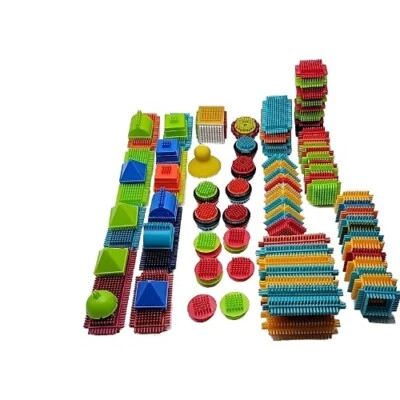 Bristle Blocks Building Blocks Stack a Doo Assorted Preschool 100+ Pieces - Image 1 of 4