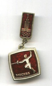 Fencing Pin Olympic Games Moscow 1980 USSR sport Escrime - Picture 1 of 2
