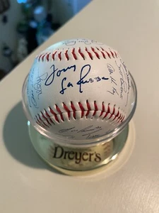 1992 Oakland A's Team Facsimile Signed Auto Ball SGA NEW Dreyers Ice Cream - Picture 1 of 3