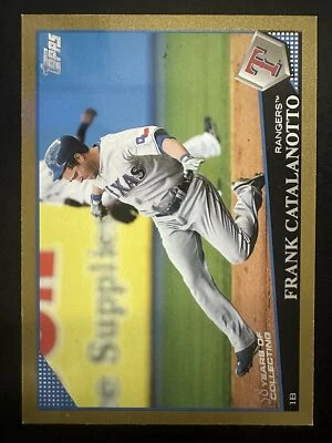 Frank Catalanotto 2009 Topps Baseball GOLD /2009 Texas Rangers #178 - Image 1 of 2