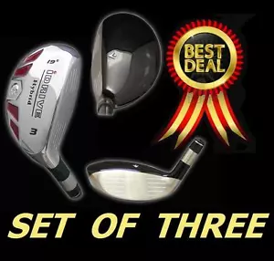 LEFT HAND iDrive Hybrids #3 #4 #5 REGULAR Graphite Rescue Iron Wood MIDSIZE GRIP - Picture 1 of 3