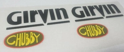 Sticker Decal Set fits Girvin Chubby Fork (Proflex Mountain Bike) - Image 1 of 2