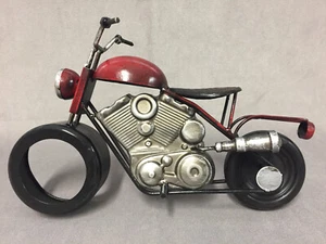MAQUETTE REPRODUCTION MÉTAL MOTO ANCIENNE VINTAGE HARLEY INDIAN TRIUMPH GUZZI.. - Picture 1 of 7