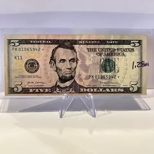 Low Print Star Note $5 Dollar Bill Series 2017A 1.28M Total * US Paper Currency - Picture 1 of 2