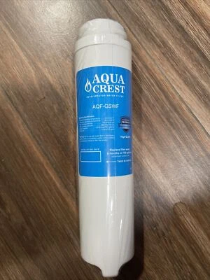 AQUA CREST Refrigerator Water Filter AQF-GSWF Fridge Filter SHIPS TOMORROW - Image 1 of 4