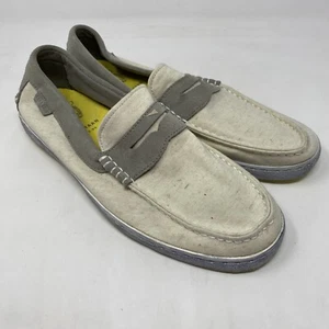 Mocasines beige Cole Haan Grand OS para hombre 11 pinch Maine Classics - Imagen 1 de 8
