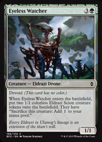 Battle for Zendikar - Eyeless Watcher - Foil - Image 1 of 1