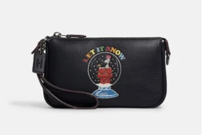 Coach X Peanuts Nolita 19 With Snoopy Let It Snow Motif Bag Handbag NWT CE859 - Image 1 of 4
