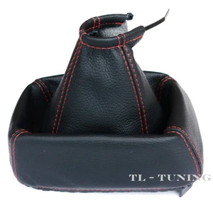 Bolsa de cambio manguito de cambio HILO ROJO adecuado para VECTRA A año 1988 - 1995 cuero - Imagen 1 de 2