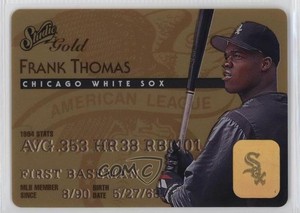 1995 Studio Gold Plastic Stock Frank Thomas #1 HOF