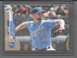 2020 Topps Series 2 Gold #679 Glenn Sparkman (Royals)/2020 (1)