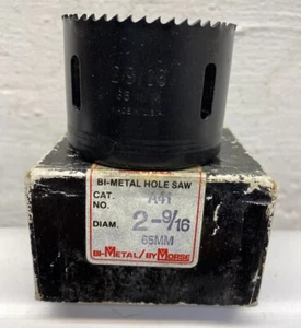 Vintage NOS Morse 2-9/16" 65mm Bi-Metal Hole Saw #A41 - Picture 1 of 2