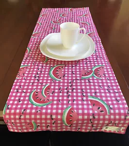 New Watermelon Table Runner, Farmhouse Table Runner, Watermelon Kitchen Decor - Picture 1 of 8