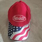 PETERBILT HAT: RED WHITE BLUE FLAG USA PATRIOTIC CAP