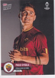 Topps Now 2022 Champions League Karte Nr. PS01 Paulo Dybala Black Parallel 2/10 - Picture 1 of 2