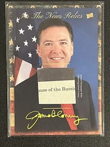 2018 The Bar Pieces Of The Past “In The News” Relic Card: James Comey (NM) - Picture 1 of 4