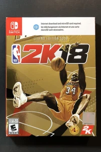 NBA 2K18 [ Legend Edition GOLD Box Set ] (Nintendo Switch) NEW - Picture 1 of 5