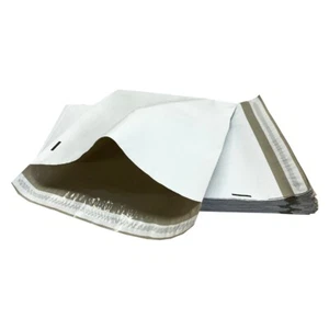 Bolsas para sobres de polietileno UOFFICE 100 12x15,5" - #4 bolsas blancas autosellantes - Imagen 1 de 11