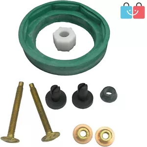 Comprehensive Black Toilet Gasket Kit - Reliable Installation for All Models - Picture 1 of 3