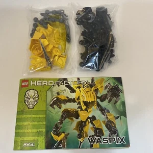 Lego Waspix (2231) 100% Completo y Retirado con Instrucciones Hero Factory - Imagen 1 de 5