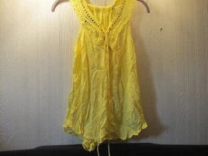 BY & BY Summer Tank Style Shirt Gathered Back Neck Line Size M NWOT - Bild 1 von 4