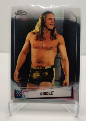 2021 Topps Chrome WWE #29 Riddle wrestling card - Image 1 of 2