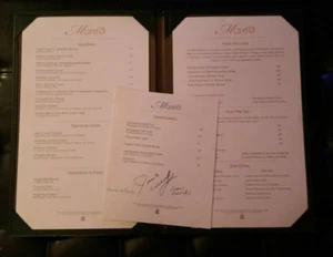 Vintage Signed Restaurant Menu PENINSULA PAPAGAYO Costa Rica Restaurant Marea - Picture 1 of 3
