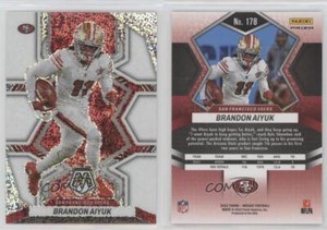 2022 Panini Mosaic White Sparkle Prizm Brandon Aiyuk #178