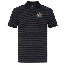 Newcastle United FC Official Soccer Gift Mens Yarn Dye Marl Striped Polo Shirt
