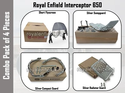Genuine Royal Enfield Interceptor 650 "4 Pcs Accessories Combo Pack CP-11" - Imagem 1 de 4