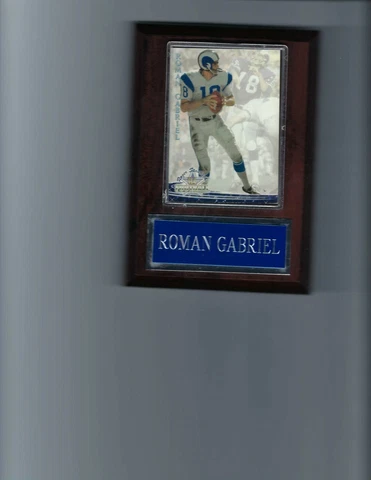 ROMAN GABRIEL PLAQUE LOS ANGELES RAMS LA FOOTBALL NFL   C Cover