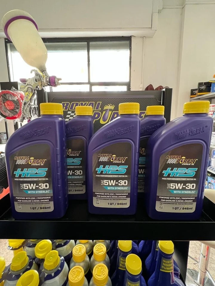 5LT ROYAL PURPLE HPS 5W30 olio motore sintetico PRESTAZIONI benzina diesel - Image 1 of 2
