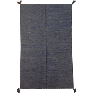Hand-Woven Reversible Contemporary Dhurrie Handmade Kilim Wool Rug (Size 3.0 X 5 - Picture 1 of 5