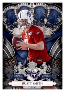 2010 Preferred Crown Royale Rusty Smith novato radiocontrol NFL inserto Titans #182 - Imagen 1 de 2